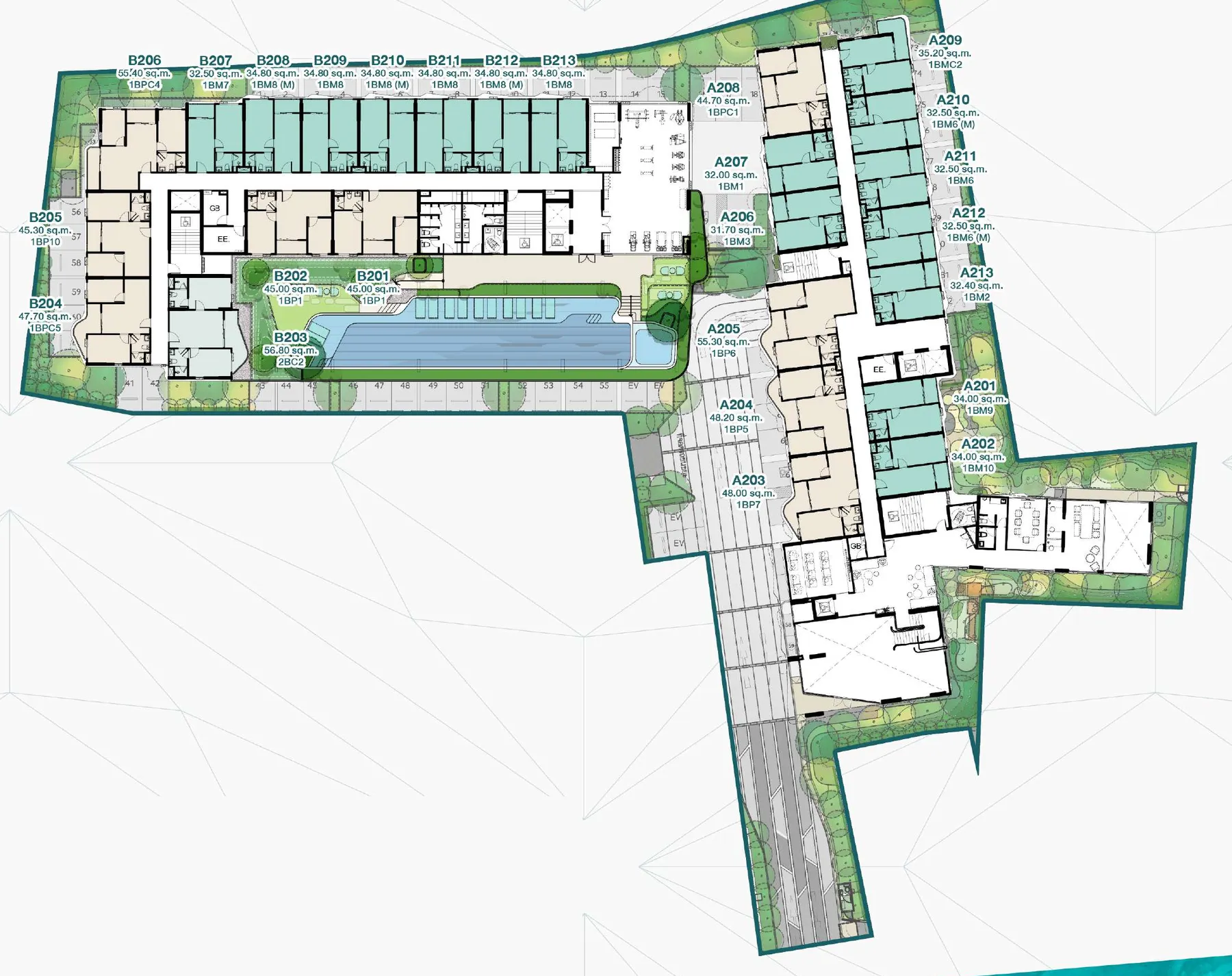Master plan, 2nd floor