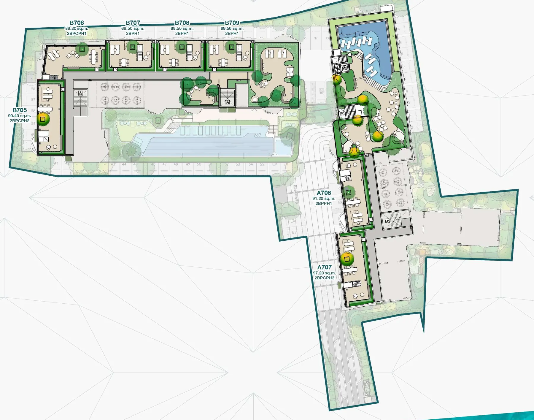 Master plan, rooftop