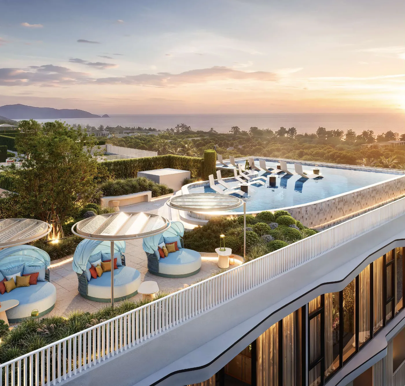The Kuartz rooftop pool